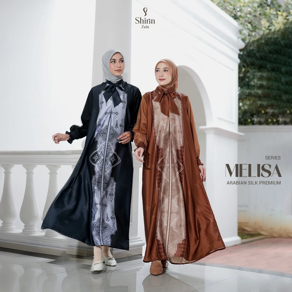 Gamis Silk Elegan Melisa Series