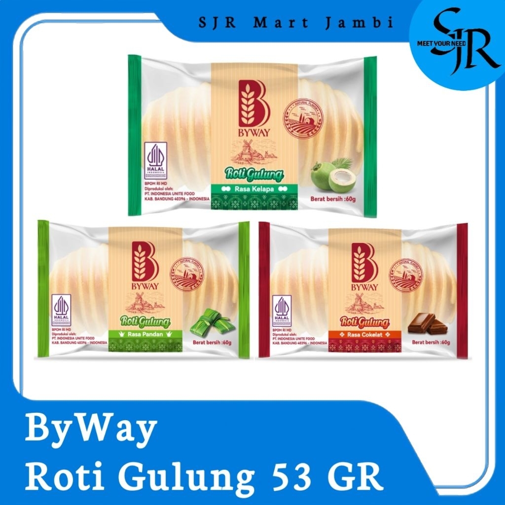 Jual [Roti] ByWay Roti Gulung 53gr | Shopee Indonesia
