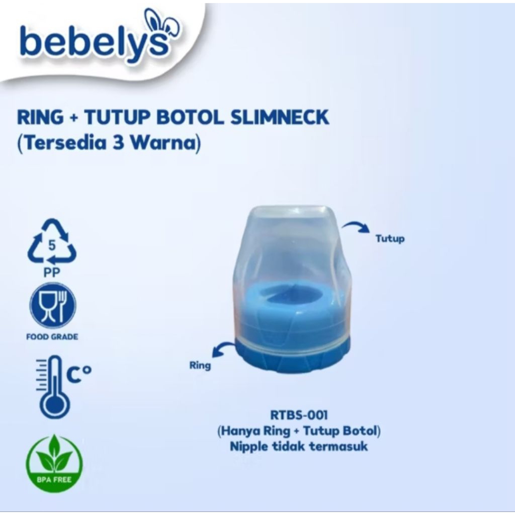 Jual Bebelys Tutup botol Ring Slimneck RTBS001 | Shopee Indonesia