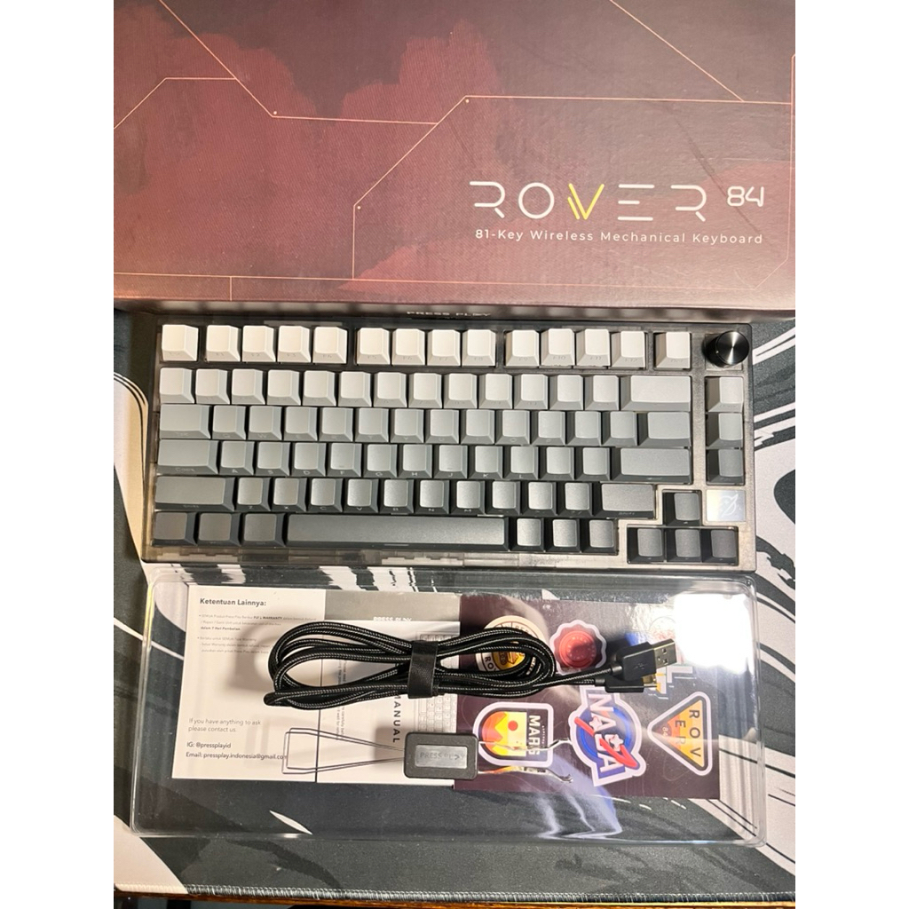 Jual Press Play Rover 84 V4 Wireless Mechanical Keyboard | Shopee Indonesia