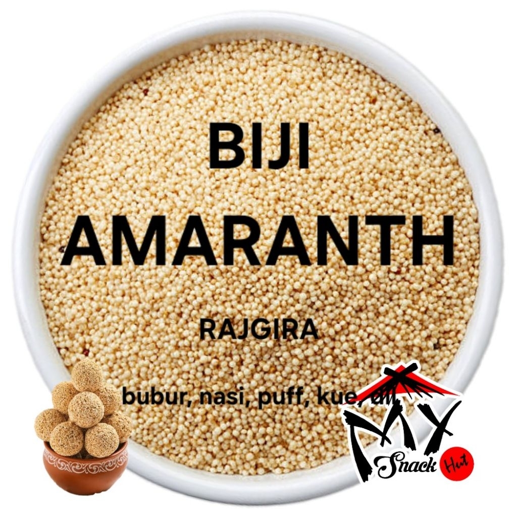 Jual BIJI AMARANTH 100GR MILET GLUTEN FREE RAJGIRA RAMDANA KIWICHA SEED ...