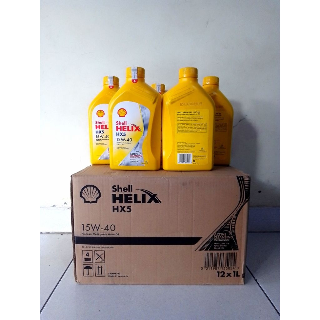 Jual SHELL HX5 15W-40 15W40 SN/CF PREMIUM MULTI-GRADE ENGINE OIL for ...
