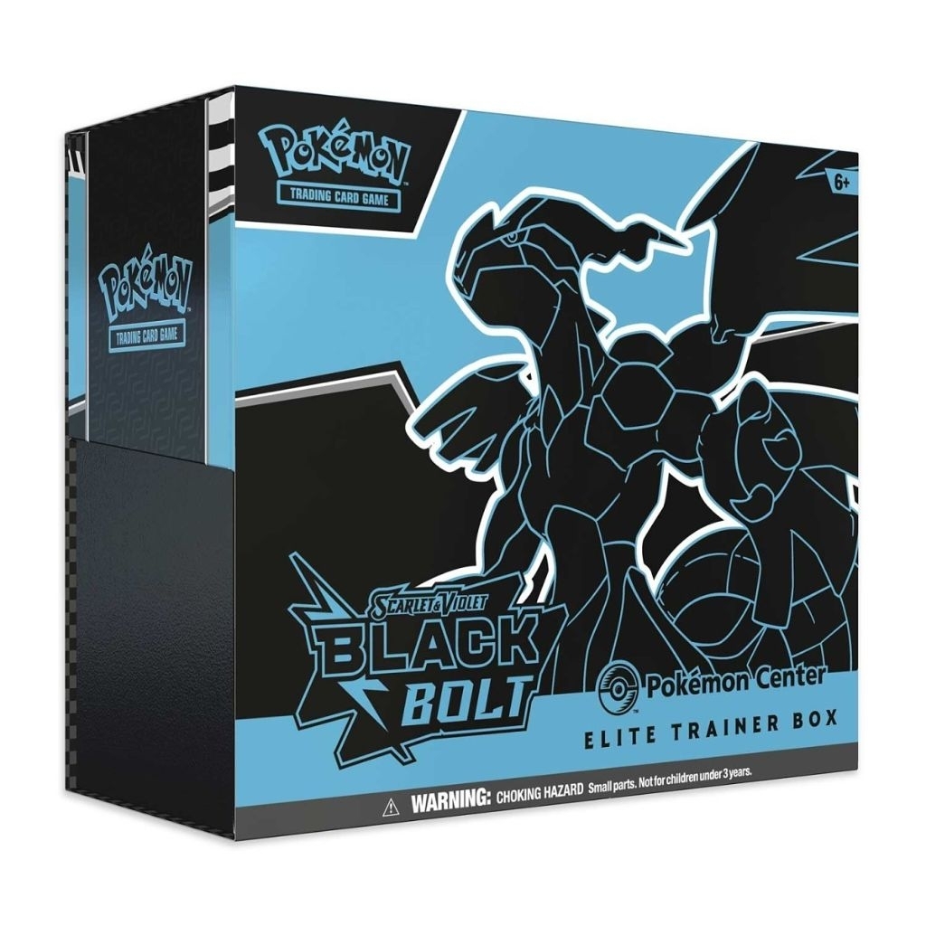 Jual Black Bolt ETB Pokecen Elite Trainer Box Pokemon Center 