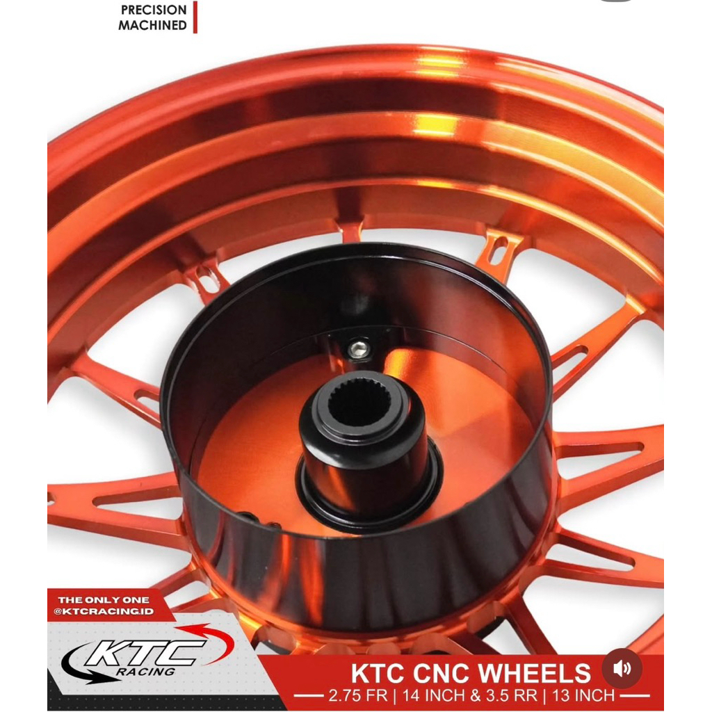 Jual VELG KTC RACING CHRONOS UK 2.75x14 & 3.50x13 HONDA PCX 160