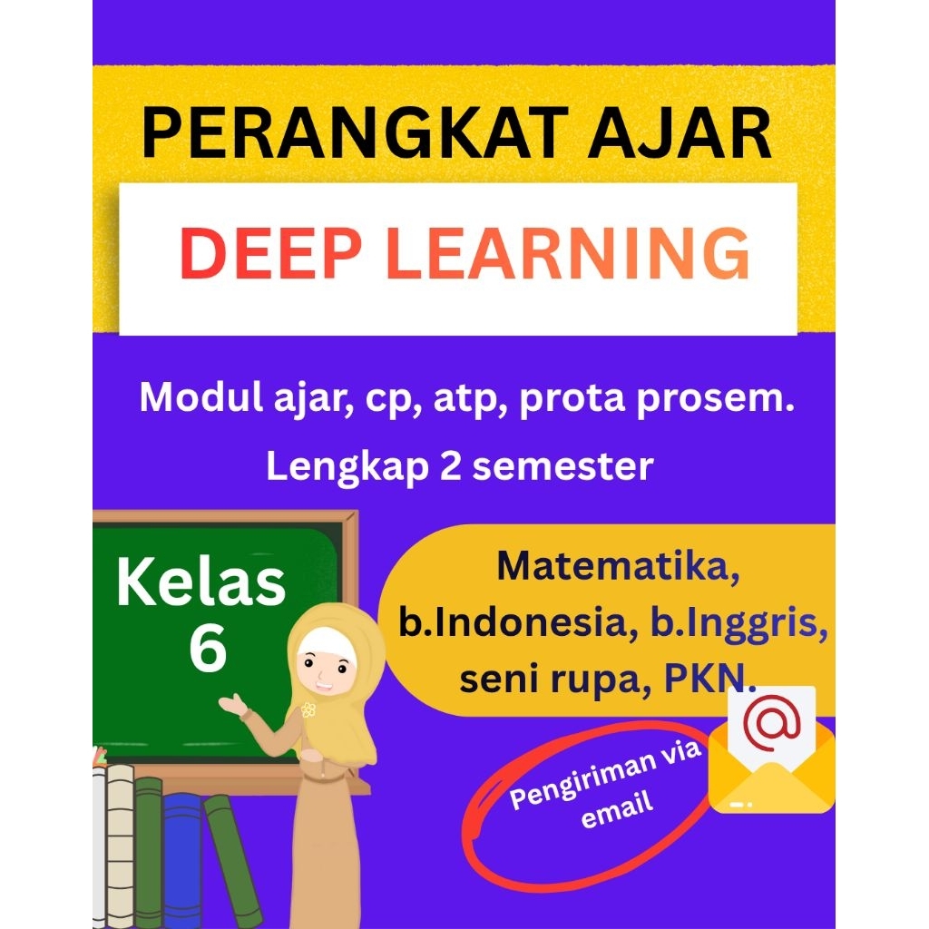 Jual modul ajar deep learning kurikulum merdeka kelas 6 bahasa ...