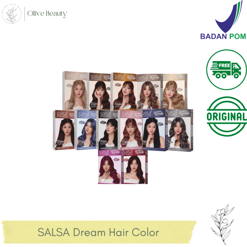 Jual SALSA Dream Hair Color - Cat Rambut Permanen Praktis Intens Tahan ...