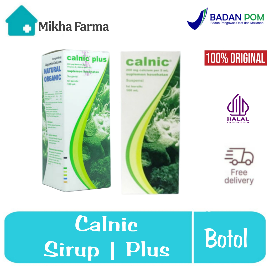 Jual Calnic Plus + Suspensi Syrup - Suplemen untuk Memenuhi Kebutuhan ...