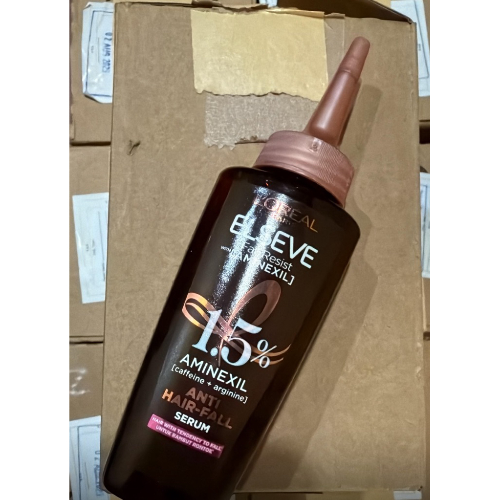 Jual [BARU] L'Oreal Paris Elseve Aminexil Serum - Anti Hair-Fall Serum ...
