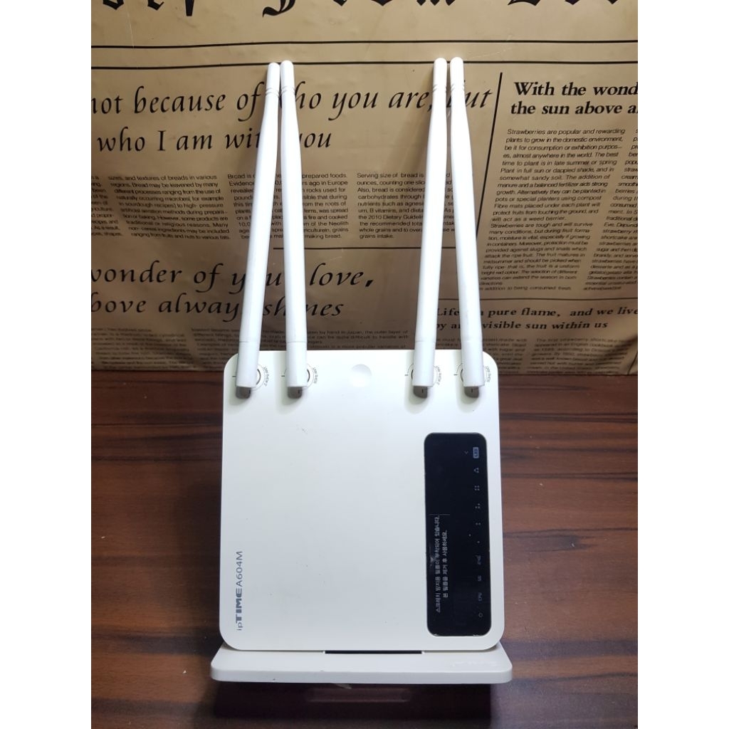 Jual ROUTER IPTIME A604M TESS NORMAL UNIT+ADAPTOR | Shopee Indonesia