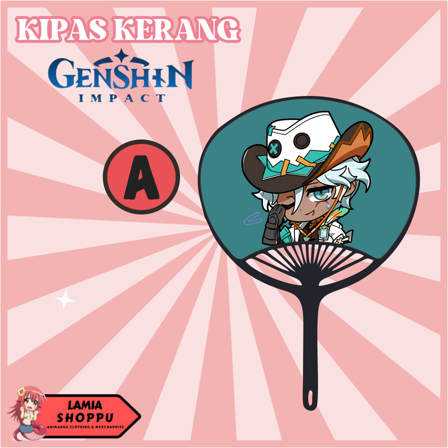 Jual KIPAS KERANG IFA GENSHIN IMPACT | KIPAS JEPANG ANIME MANGA GAME ...