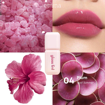EMINA Glass Tint Lip Tint Korea Glossy Ombre Tahan 12 Jam Ringan Longlasting Transferproof SPF