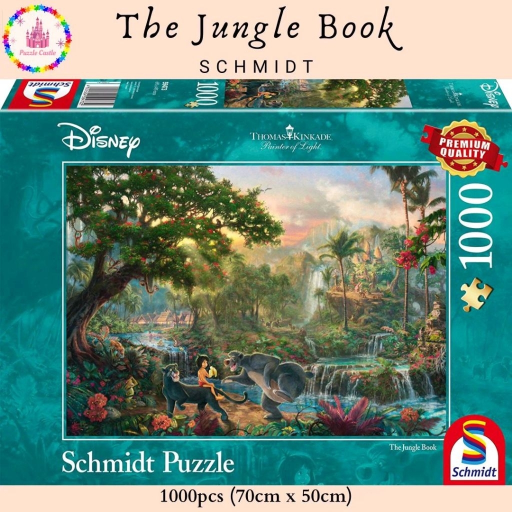 Jual SCHMIDT Disney The Jungle Book 1000 pcs Jigsaw Puzzle | Shopee ...