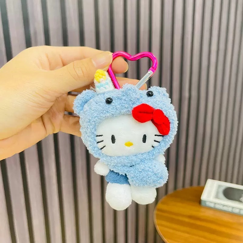 Gantungan Kunci Boneka Sanrio Hello Kitty Lucu Keychain Plush Bagcharm  Ganci Lucu Gantungan Hiasan Tas Unik Bagcharms Hello Kitty