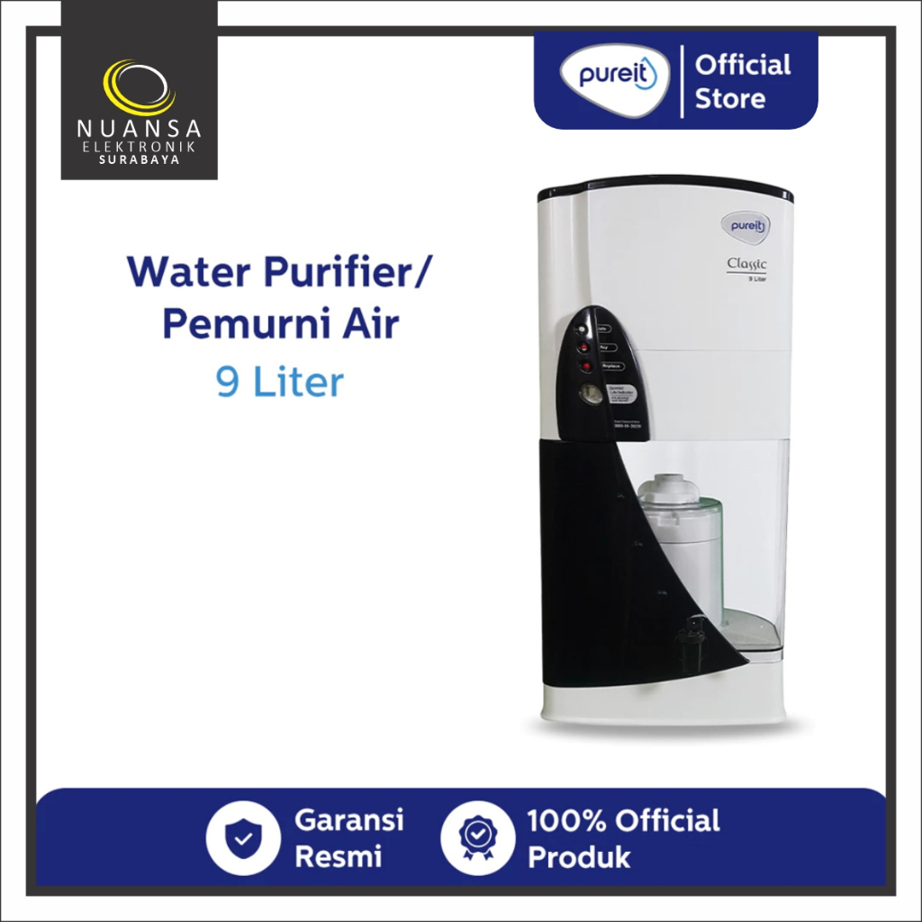 Jual Unilever Pureit / Pure It Water Purifier Classic White 9 Liter ...