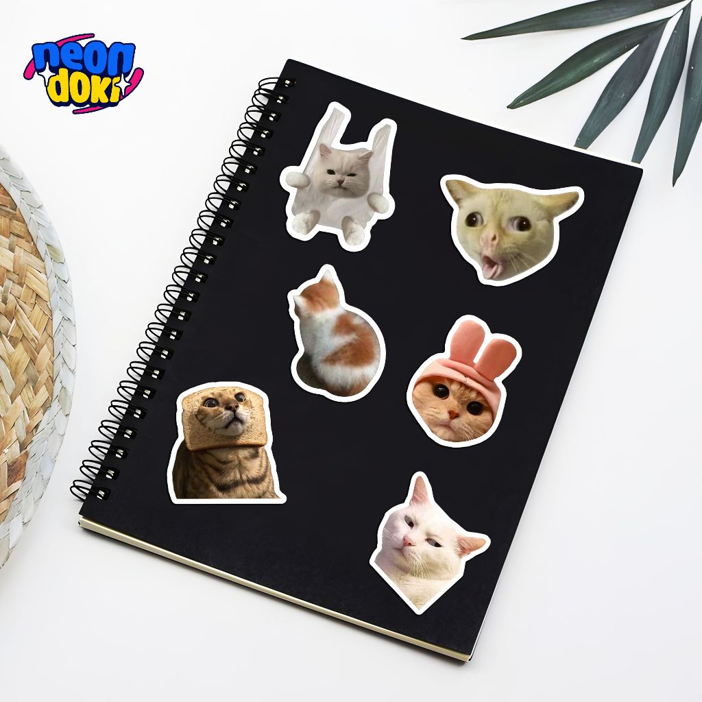 Jual 50 Pcs Sticker Pack Meme Kucing | Sticker Sheet | Sticker lucu ...