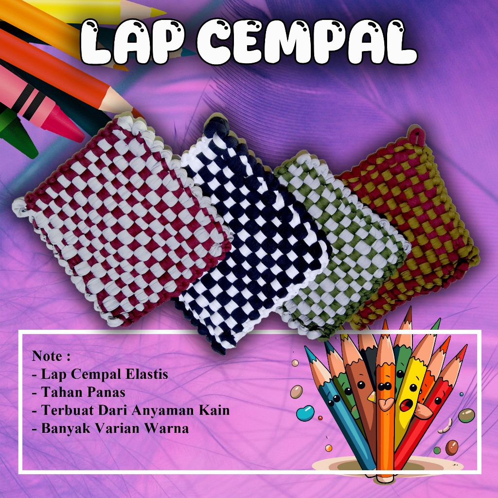 Jual Cempal Lap Anti Panas Kain Ceumpal Wajan dll, Tebal, Elastis ...