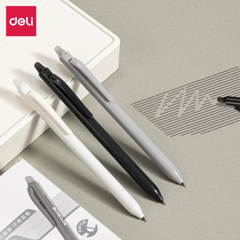 Deli Pulpen Gel ST Tip Dapat Dihapus / Erasable Gel Pen / Pena Gel Dapat Dihapus 0.5 mm SA261 (6)
