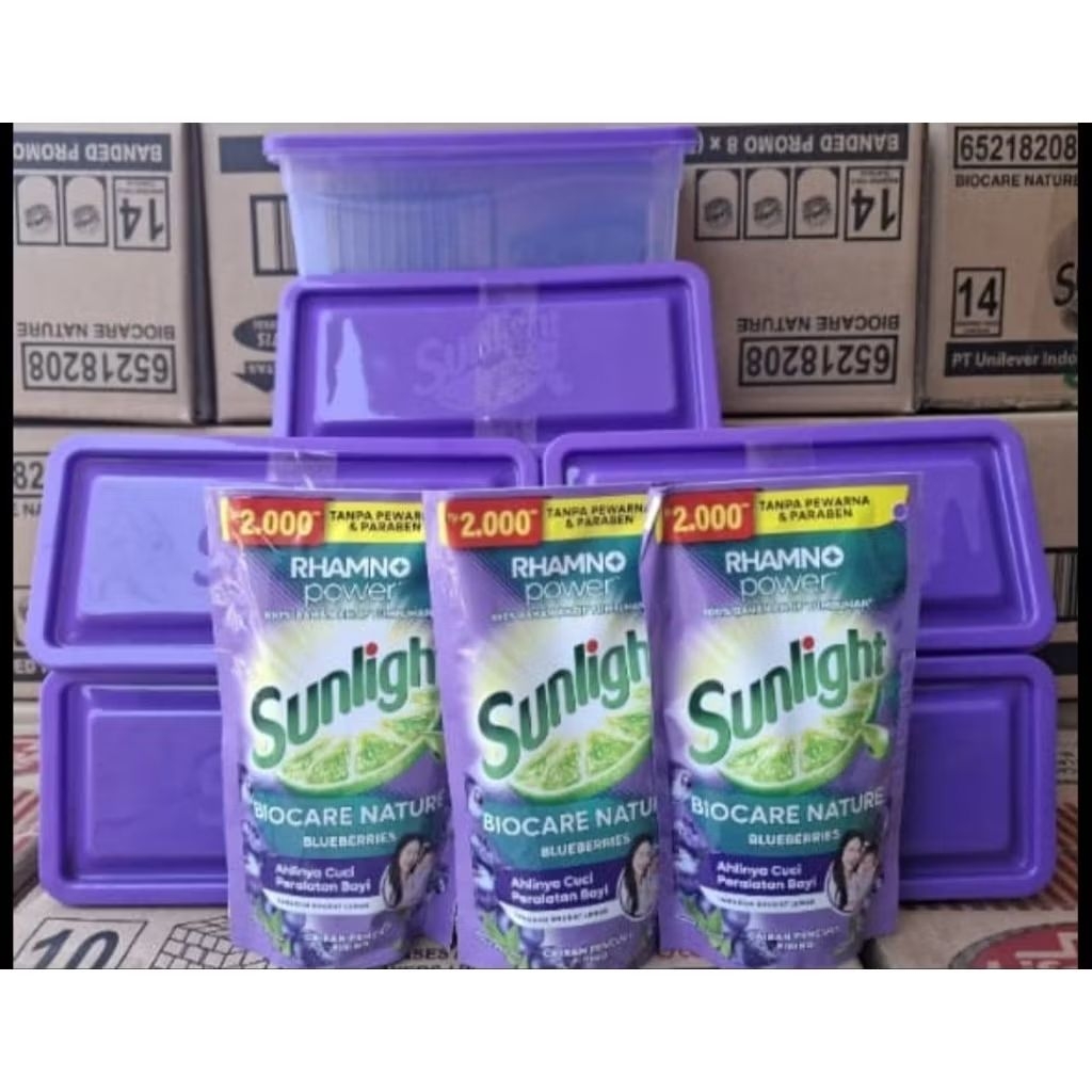 Jual SUNLIGHT Biocare Nature 90mL (isi 3 Pcs free Box Cantik) | Shopee ...