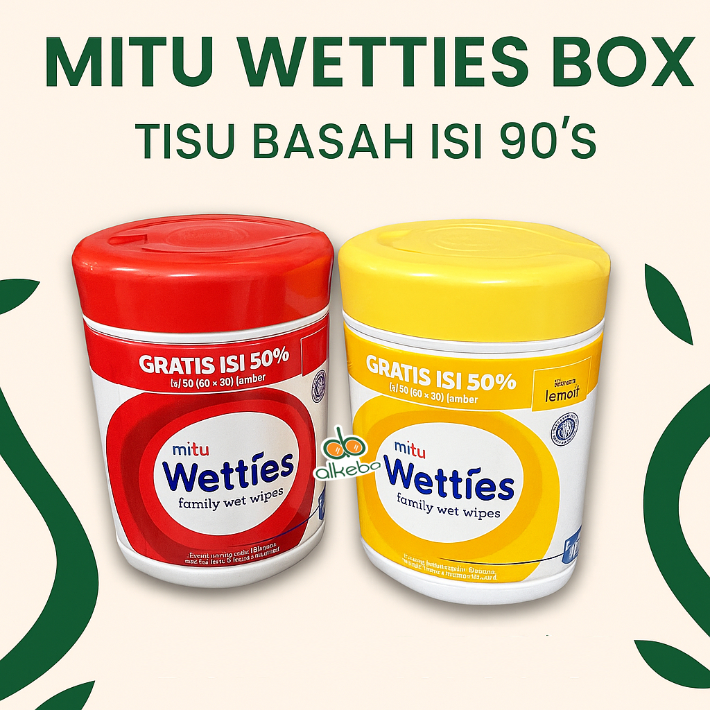 Jual Mitu Wetties Family Wet Wipes Fresh Clean 90’s – Tisu Basah ...