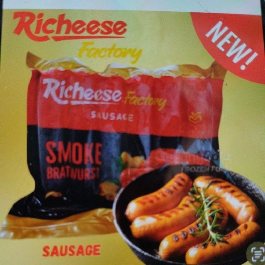 Jual RIcheese sosis sausage smoked bratwurst | Shopee Indonesia