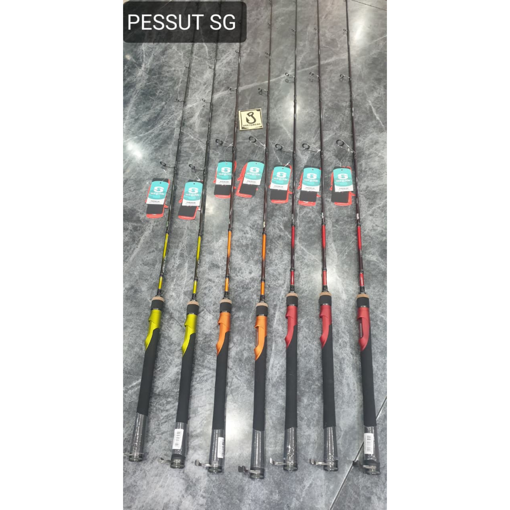 Jual Joran Relix nusantara Pessut SG Dan Fuji 502 6-14lb 502 17LB