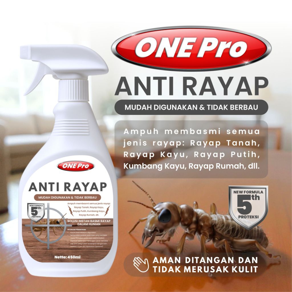 Jual Spray Cairan Pembasmi Rayap Tanah | Rayap Kayu | Rayap Putih ...