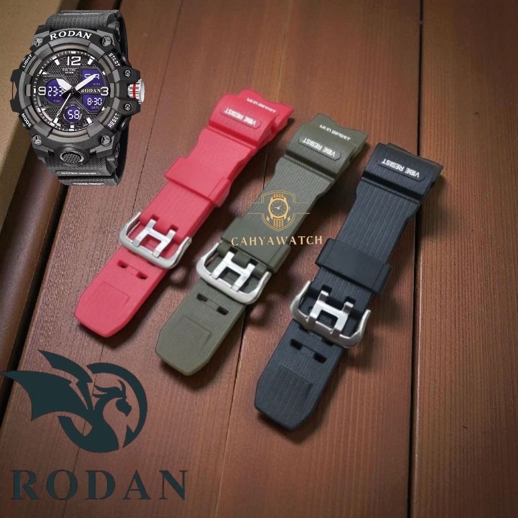 Jual Tali Jam Tangan Rodan 8008 Strap Jam Rodan Rubber Premium | Shopee ...