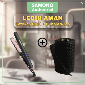 SAMONO Catokan Rambut Lurus Dengan LED Indicator Catokan Low Watt Catokan Rambut Profesional