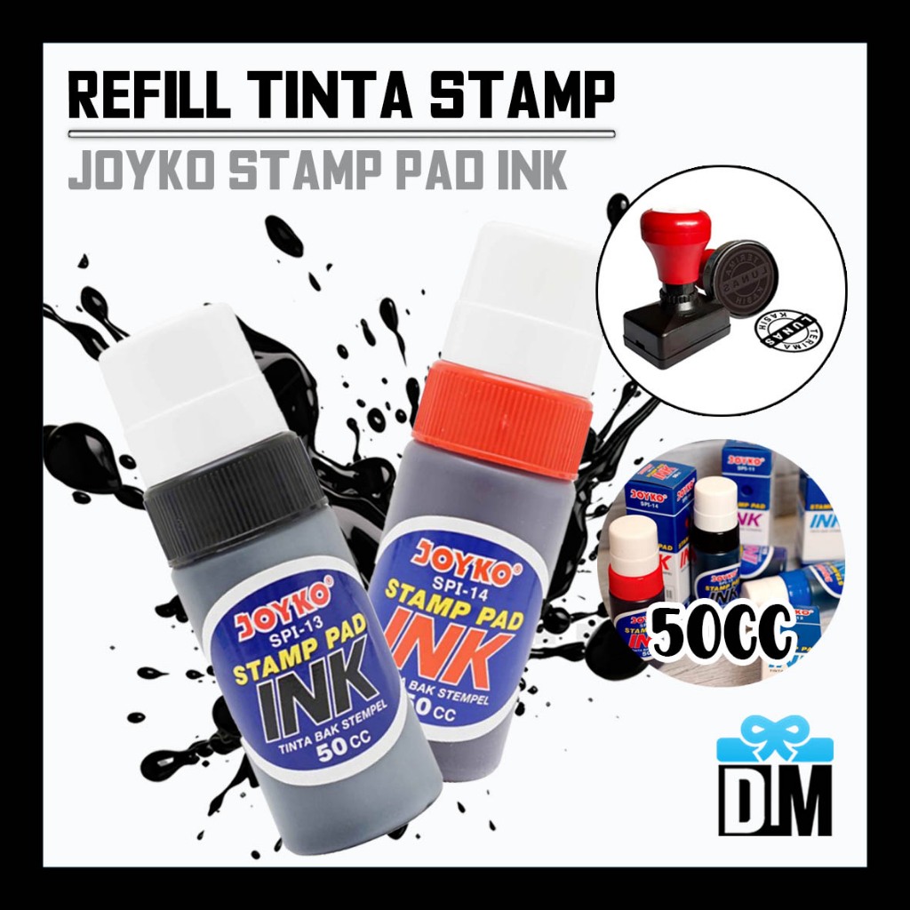 Jual Refill Tinta Stamp pad Ink Isi ulang cap stempel toko bak stempel ...
