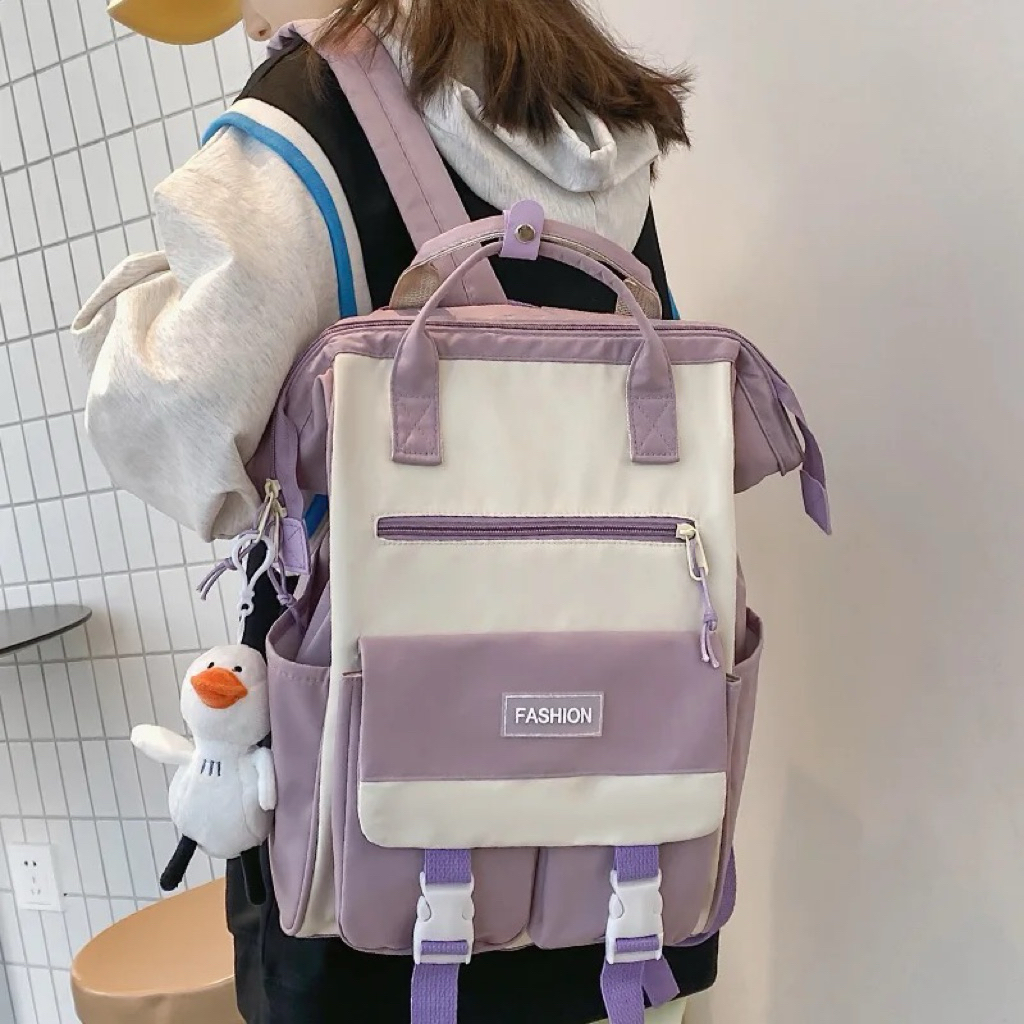 Jual RANSEL FASHION POLOS - Tas Ransel Sekolah Anello Fashion SD SMP ...