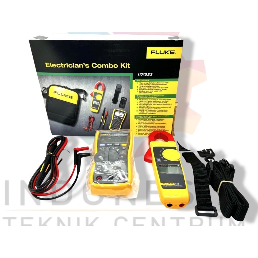 Jual FLUKE 117/323 COMBO MULTIMETER KIT | Shopee Indonesia