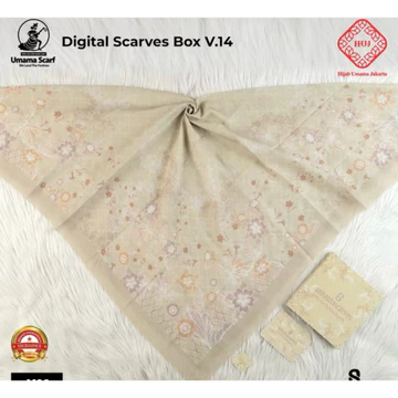 Umama Box Scarves Digital Segi Empat Motif Qulaty Of Solitaire