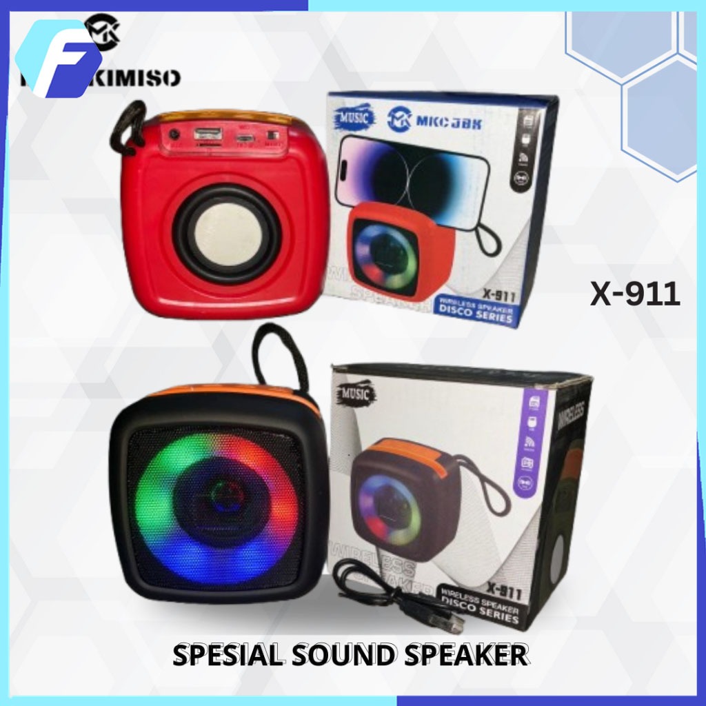 Jual [COD] JBKX911 SPEAKER BLUETOOTH MINI PORTABLE FULL BASS LED DISCO ...