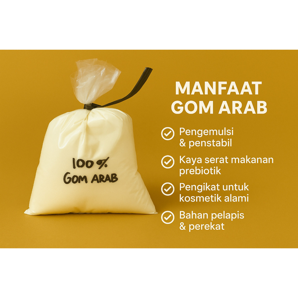 Jual Arabic Gum Powder 100 gram / Gum Arab / Acacia Gum Bubuk 100 Gram ...