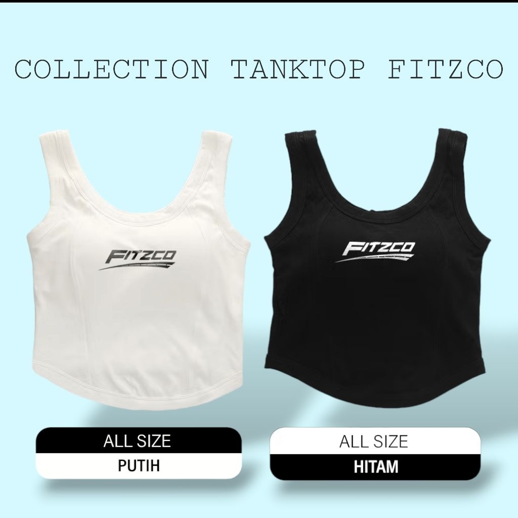 Jual FITZCO 168# Tanktop Wanita Bahan Katun Atasan Singlet Wanita Tali ...