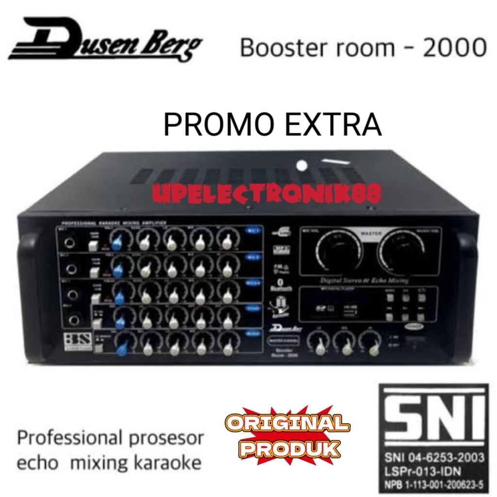 Jual Amplifier Dusenberg Booster Room 2000 Original Bluetooth | Shopee ...