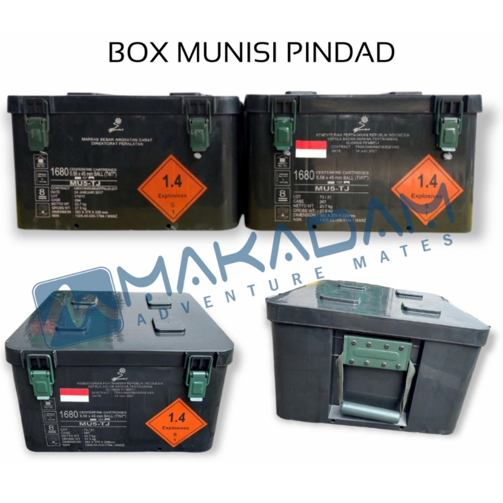 Jual box kotak penyimpanan tool box pindad original | Shopee Indonesia