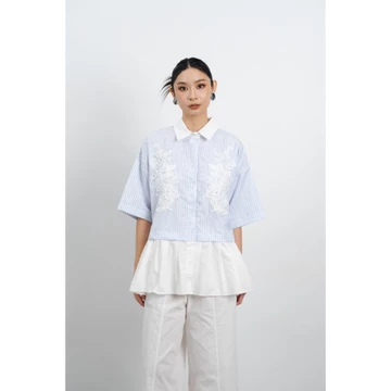Seminggu.Rtw Gretta Peplum Shirt (Short Sleeve)