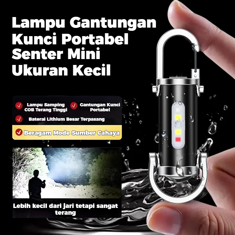 Jual Senter Mini LED 3 Mata / Senter Mini Anti Air Super Terang ...