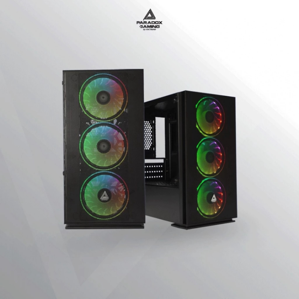 Jual Paradox Gaming Durandal V2 Casing PC Tempered Glass Case CPU M-ATX ...