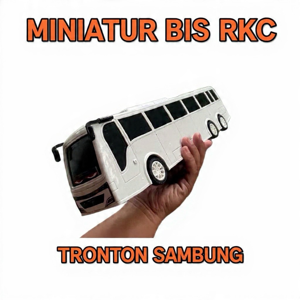 Jual Miniatur Bis Tronton Sambung Evolander R25 Bis Plastik RKC ...
