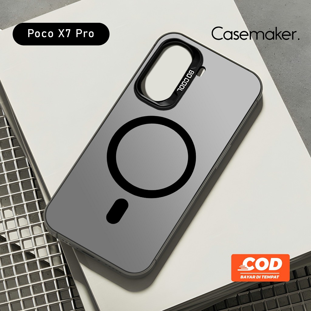 Jual (CM08) Case IMD Poco X7 Pro Hybrid Plate Black Hologram | Shopee ...
