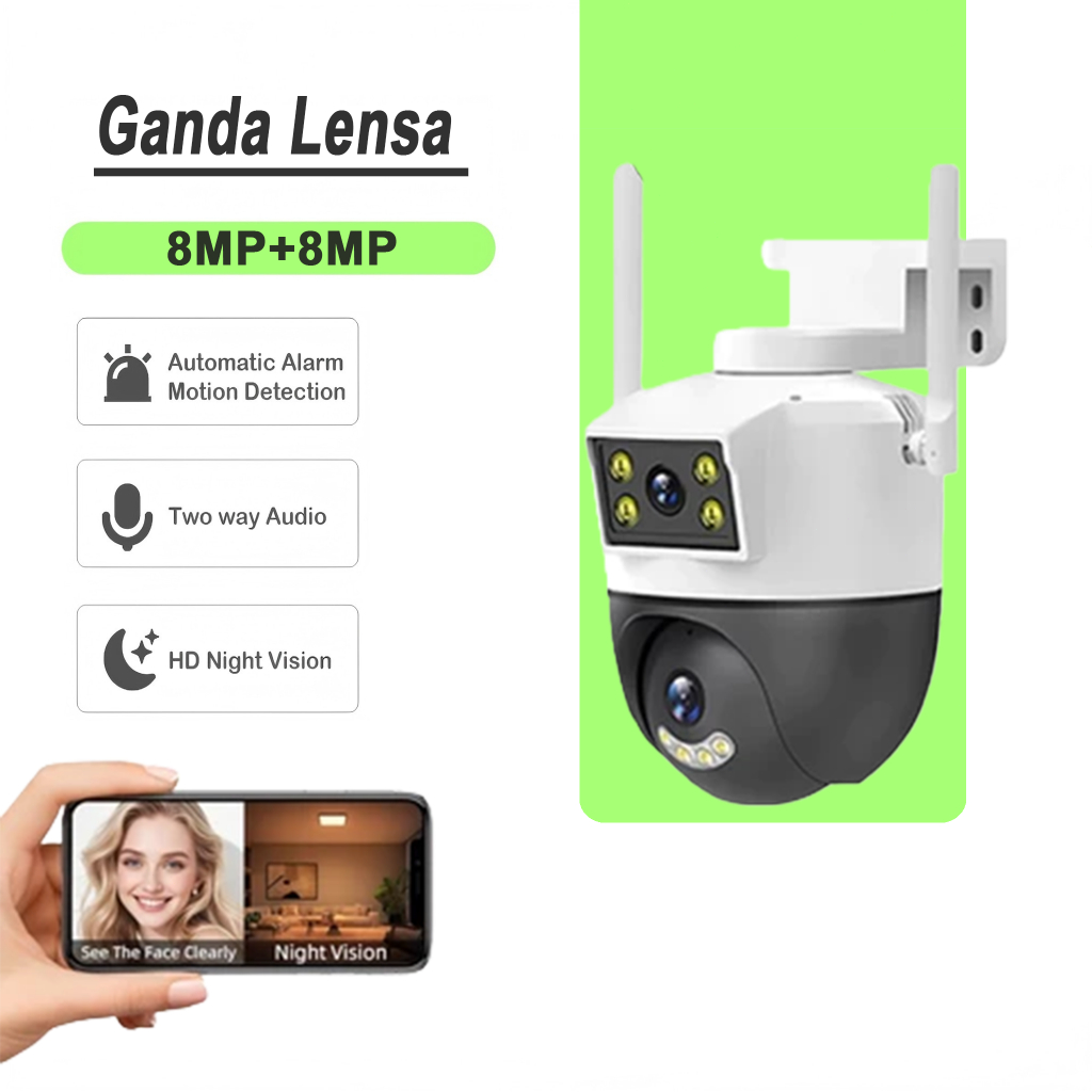 Jual V380 Pro CCTV Wifi Outdoor 8MP HD PTZ IP Kamera Wide Angle 360 ...