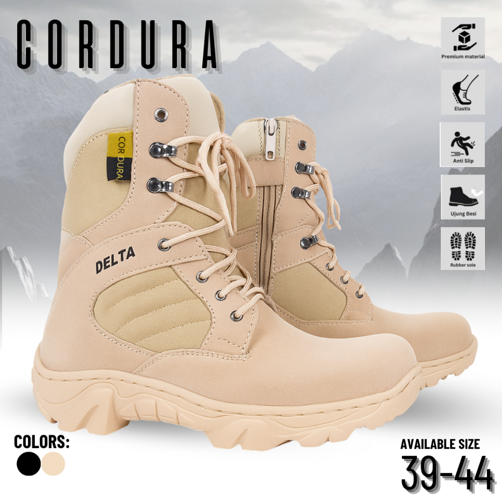 Jual Sepatu Safety Bots Delta Tactical Haiking Adventure 6inc 8inc ...