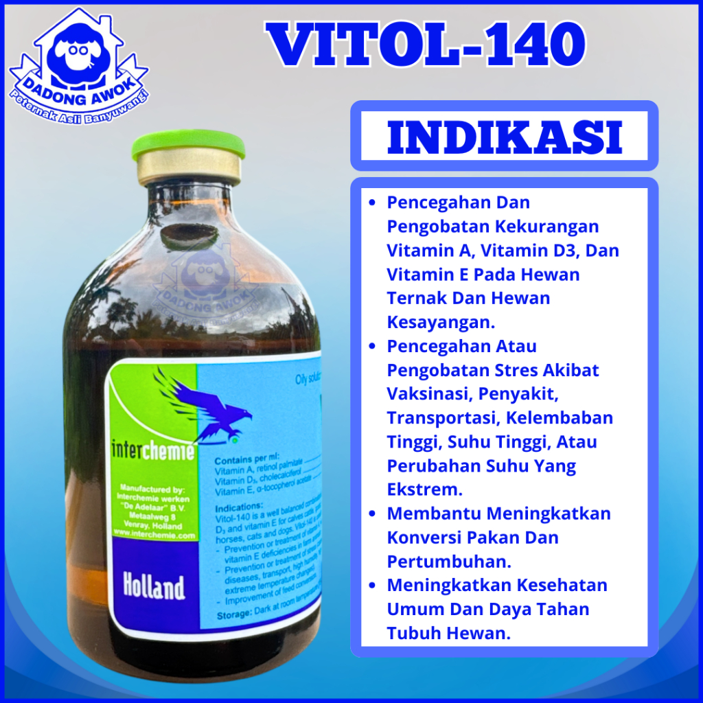 Jual Vitol 140 isi 100ml - Vitamin ADE Tambah birahi dan penguat janin ...