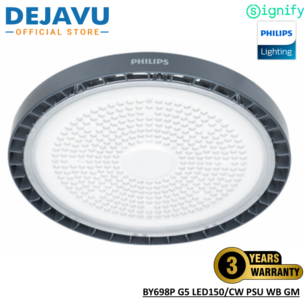 Jual Lampu Industri GOR Philips HighBay BY698P G5 LED150/CW PSU WB GM ...