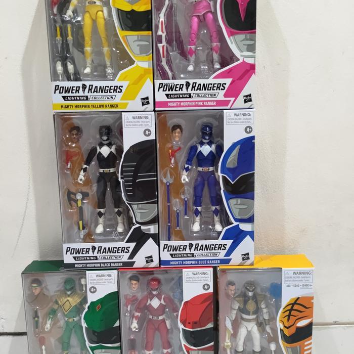 Jual paket Shf Hasbro Power Rangers Lightning Collection,set 7 power ...