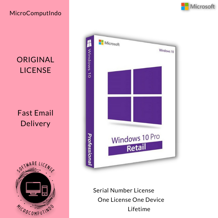 Jual Kode Aktivasi Windows 10 Pro Original License | Shopee Indonesia