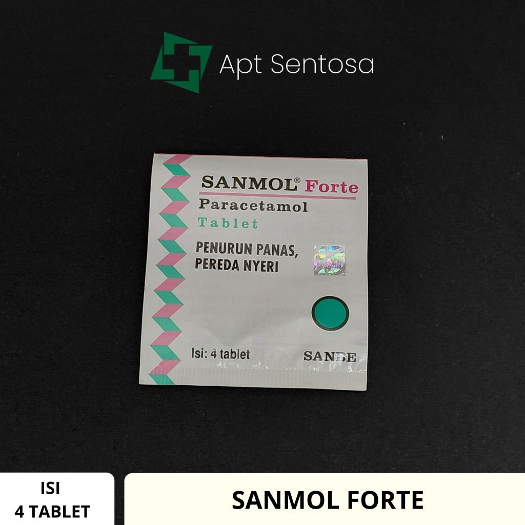 Jual Sanmol Forte Tablet 1 LEMBAR isi 4 Tablet | Shopee Indonesia