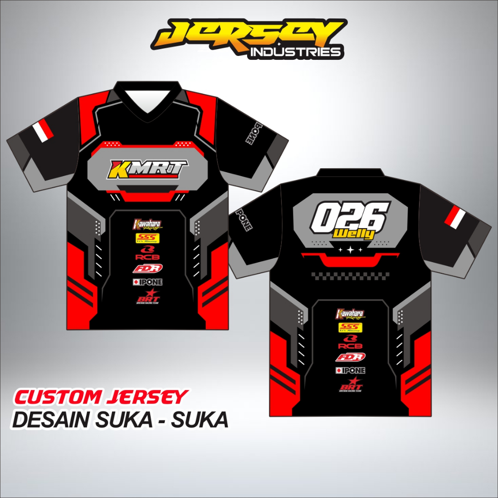 Jual Jersey Team Racing Balap Full Printing, Kaos Jersey Team Balap ...